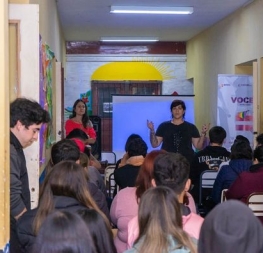 💜🗣️Ayer pasamos por el CENS N° 1 con el Ciclo Voces 