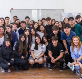 💜💬Ciclo Voces: visitamos a estudiantes de la Normal 